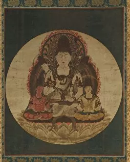 Kamakura Period Collection: The Secret Five Bodhisattvas (Gohimitsu Bosatsu), 1200s. Creator: Unknown