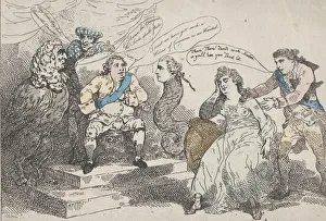 John Stuart Prints: Secret Influence Directing The New P-l-t [Parliament], May 18, 1784. May 18, 1784