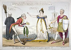 Isaac Robert Cruikshank Collection: The secret insult! or bribery & corruption rejected!!!, 1820