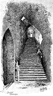 Robinson Prints: Secret Passage, Windsor Castle, 1895. Creator: Carl Hentschel