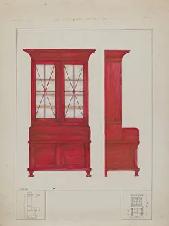 Henry Meyers Prints: Secretary, 1935 / 1942. Creator: Henry Meyers