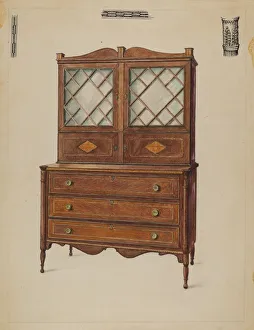 Drawers Gallery: Secretary, c. 1936. Creator: Bernard Gussow