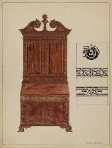 Secretary Collection: Secretary, c. 1936. Creator: Isadore Goldberg