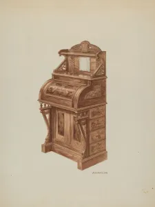 Bureau Prints: Secretary, c. 1937. Creator: Randolph F Miller