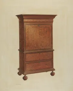 Bureau Prints: Secretary, c. 1938. Creator: Ernest Busenbark