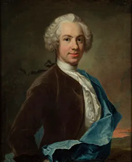 Pigtail Prints: Secretary of Council Carl Fredrik Eckleff, 1746. Creator: Johan Henrik Scheffel