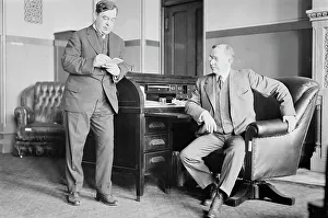 Secretary Prints: Secretary Tierney and Governor Glynn, 1913 or 1914. Creator: Bain News Service