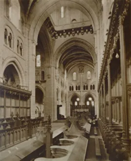 Section of the Interior, Buckfast Abbey Church, late 19th-early 20th century