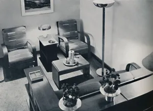 A section of the living-room, 1936