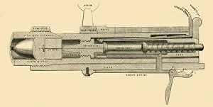Section of the Prussian Needle Gun, c1872. Creator: Unknown