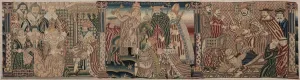 Wool And Silk Prints: Sections of an Embroidered Frieze, 1625-1649. Creator: Unknown