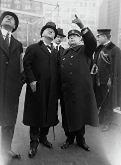 J Daniels Prints: Secy Daniels, Capt. C.A. Adams, 16 Mar 1918. Creator: Bain News Service