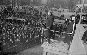 J Daniels Prints: Secy Daniels on RECRUIT, 16 Mar 1918. Creator: Bain News Service