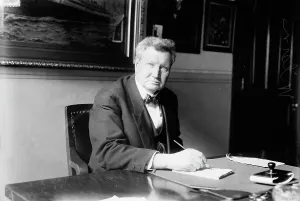 Notepad Prints: Sec'y. W.B. Wilson, 1913. Creator: Bain News Service