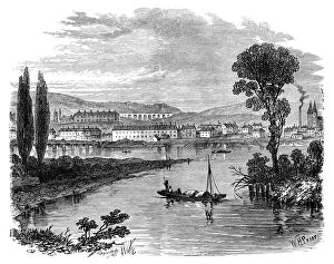 River Meuse Gallery: Sedan, 19th century.Artist: William Henry Prior