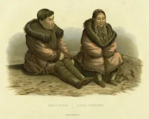 Sedentary Koryaks, 1856. Creator: Ivan Dem'ianovich Bulychev