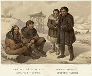 Reindeer Prints: Sedentary Koryaks. Reindeer Koryaks, 1862. Creator: Karlis Huns