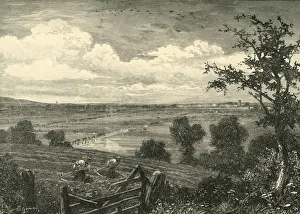 Somerset Prints: Sedgemoor, from Middlezoy, 1898. Creator: Unknown