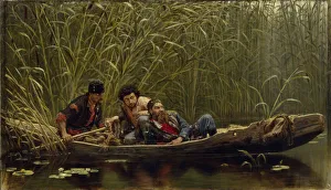Smuggler Prints: The seedy men, 1882. Artist: Savitsky, Konstantin Apollonovich (1844-1905)