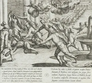 Tempesta Antonio Prints: Seeing Blood on Their Brother's Face