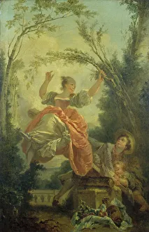 Playground Prints: The seesaw, after Fragonard. Creator: Unknown