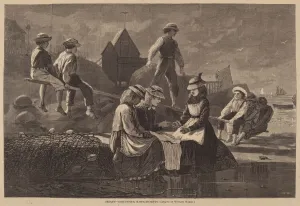 Seesaw - Gloucester, Massachusetts, published 1874. Creator: Winslow Homer Seesaw - Gloucester, Massachusetts, published 1874. Creator: Winslow Homer