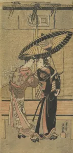 Ippitsusai Bunchō Prints: Segawa Kikunojo II as a Girl and Ichikawa Tomiyeimon?