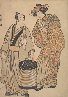 The Third Segawa Kikunojo as an Oiran, ca. 1776. Creator: Shunsho The Third Segawa Kikunojo as an Oiran, ca. 1776. Creator: Shunsho