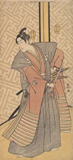 The Third Segawa Kikunojo in the Role of Oboshi Rikiya, 1787. Creator: Katsukawa Shunko