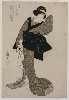 1769 1825 Prints: Segawa Roko as Hachizos Wife Ohatsu, c