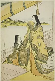 Sei Shonagon and Her Companion, from an untitled series of court ladies, c. 1784