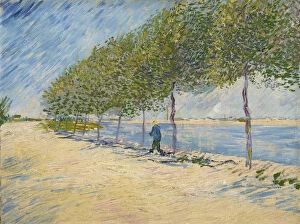 Images Dated 2nd November 2013: Along the Seine, 1887. Artist: Gogh, Vincent, van (1853-1890)