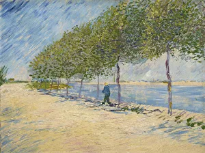 Images Dated 2nd November 2013: Along the Seine, 1887. Artist: Gogh, Vincent, van (1853-1890)