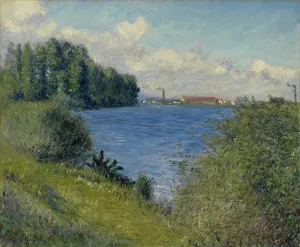 Gustav Caillebotte Prints: The Seine At Argenteuil, c1892. Creator: Gustave Caillebotte