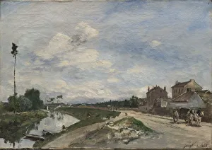 The Seine at Bas-Meudon, 1865. Creator: Johan Barthold Jongkind (Dutch, 1819-1891)