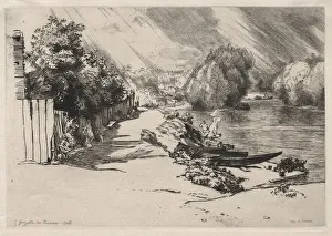 The Seine at Bas-Meudon with the Seguin and Mottiaux Islands, 1868