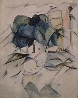 Alexandra Alexandrovna 1882 1949 Gallery: A Seine embankment, 1914-1915. Artist: Exter, Alexandra Alexandrovna (1882-1949)