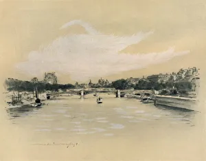 The Seine at Paris, 1903. Artist: Mortimer L Menpes