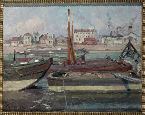 The Seine, at Quai de la Rapee, 1884. Creator: Unknown