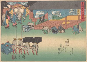 Seki, from the series The Fifty-three Stations of the Tokaido Road, early 20... early 20th century. Creator: Ando Hiroshige