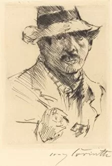 Selbstbildnis (Self-Portrait), 1920. Creator: Lovis Corinth