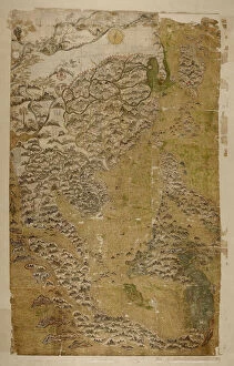 Images Dated 22nd May 2018: The Selden Map of China. Artist: Chinese Master