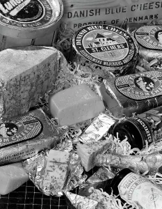 A selection of Danish cheeses, 1963. Artist: Michael Walters