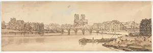 Soft Ground Etching With Bistre Wash Prints: A Selection of Twenty of the Most Picturesque Views in Paris…, 1802. Creator