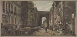 1775 1802 Prints: A Selection of Twenty of the Most Picturesque Views in Paris: View of the Gate of St