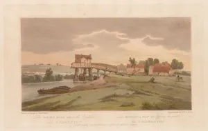 1775 1802 Prints: A Selection of Twenty of the Most Picturesque Views in Paris: The Water Mill above the Bridge