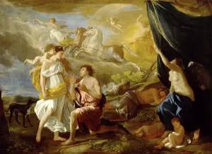 Endymion Prints: Selene and Endymion, c1630. Creator: Nicolas Poussin