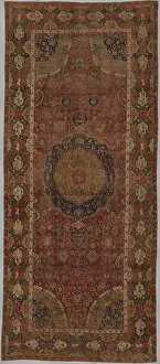 Images Dated 8th April 2021: The Seley Carpet, Iran, late 16th century. Creator: Unknown
