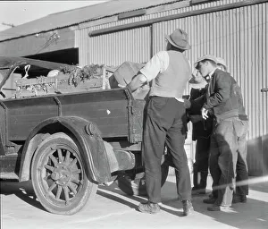 Self Help Prints: Self-help cooperative, Burbank, California, 1936. Creator: Dorothea Lange