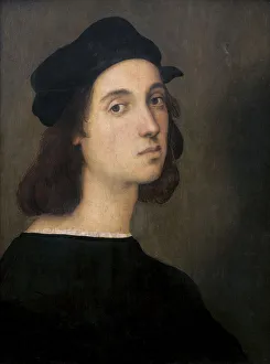 Raffaello Prints: Self-Portrait, 1505-1506. Artist: Raphael (1483-1520)